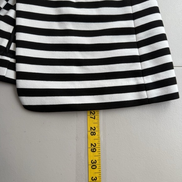 Express Blazer Womens M Ponte Knit Striped Jacket 1 Button Office Career NWT - Picture 12 of 12